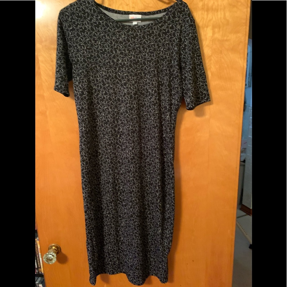 Lularoe Julia Star Dress Size M.  Worn Once.